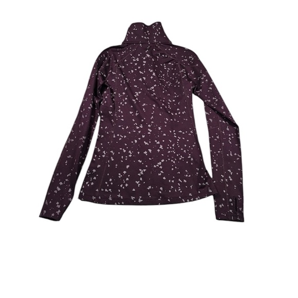 Under Armour Shirt Womens sz small Purple Pullover Quarter Zip Workout Athletic - Picture 2 of 2